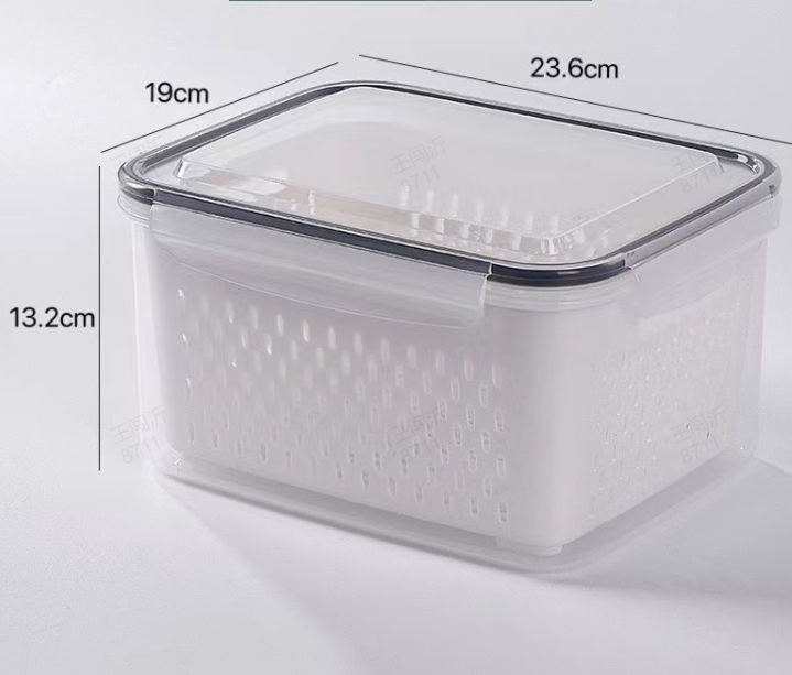 Verse groenten fruit opslag container