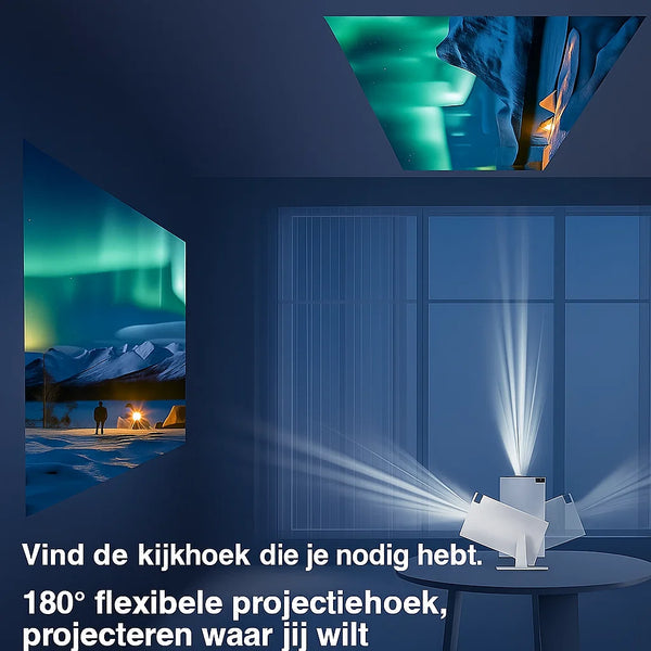 Mini Projector – 180° Draaibare Beamer HD