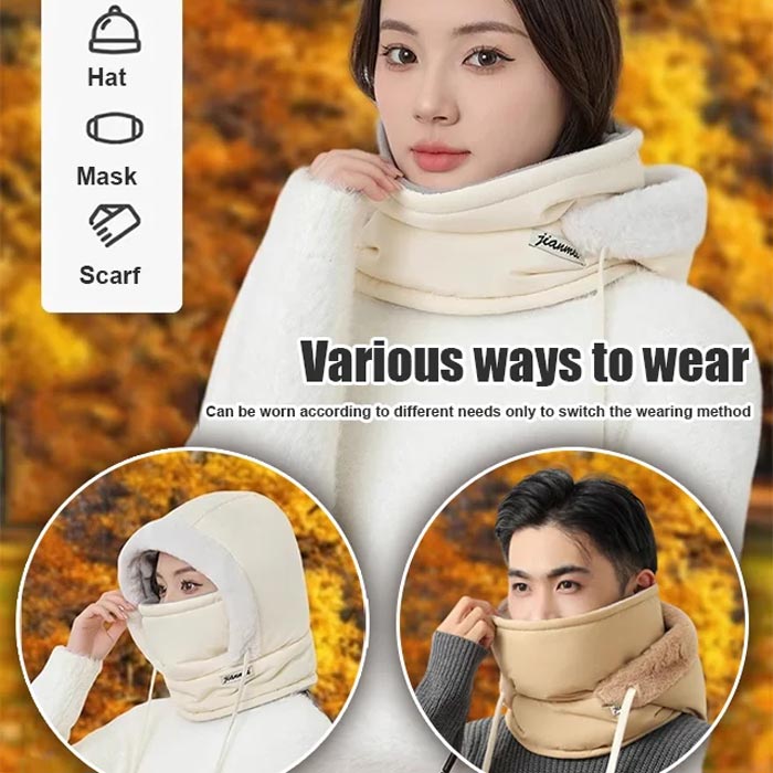Thermo muts met Gezichtsmasker
