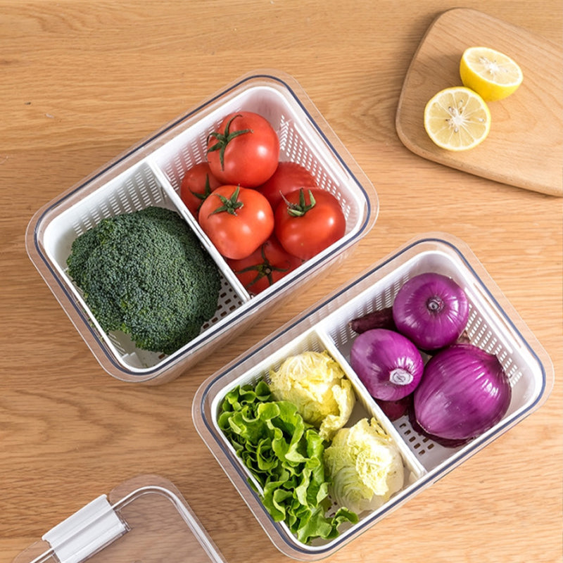 Verse groenten fruit opslag container