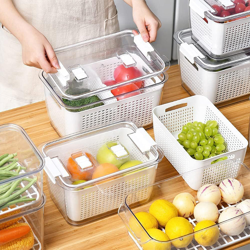 Verse groenten fruit opslag container