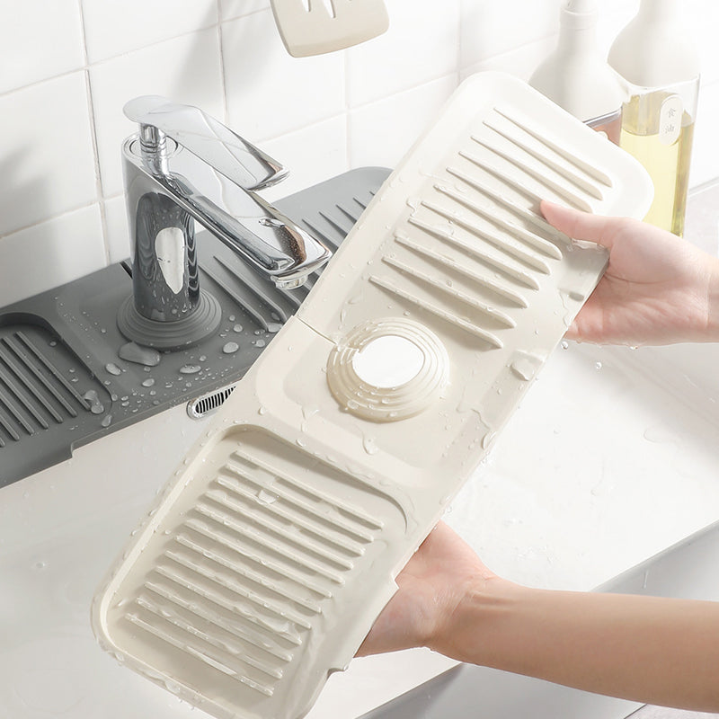 Sneldrogende siliconen mat voor kranen