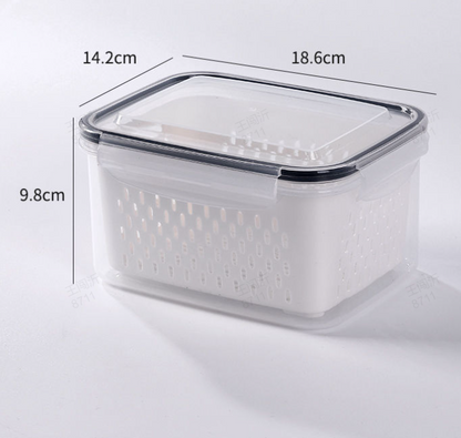Verse groenten fruit opslag container
